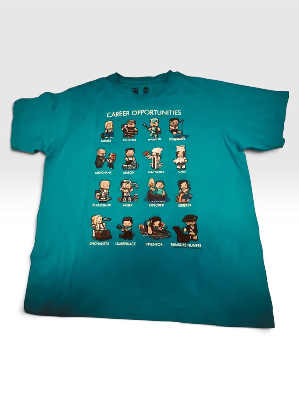 Kids Short Sleeve Graphic Tee - Teal Career Opportunities